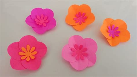 Easy Paper Flowers Diy Videos Diy Inspired