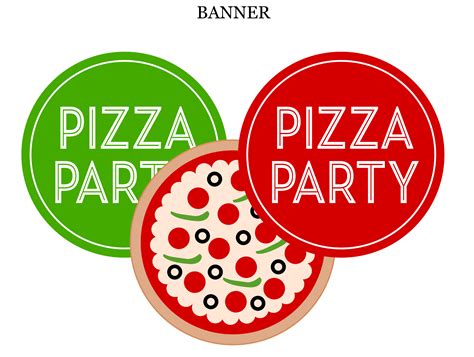 Free Pizza Party Printables Printable Templates