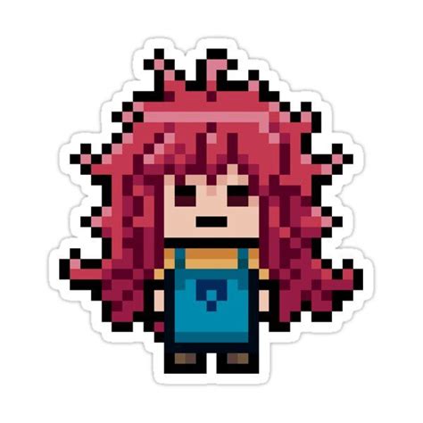 Nao Egokoro Pixel Sticker By Starsketches In 2021 Pixel Art Pixel