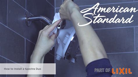 how to install the spectra duo shower head youtube