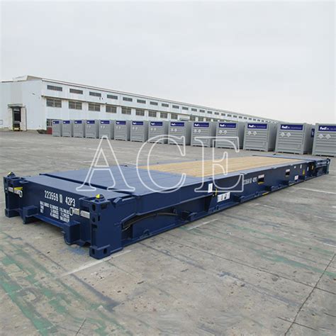 Collapsible 40ft Flat Rack Container Product On Ace Container And Parts