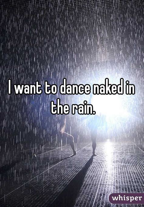 Dancing Naked Rain