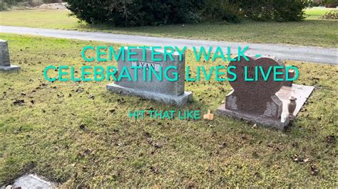 Cemetery Walk - Celebrating Lives Lived. - YouTube