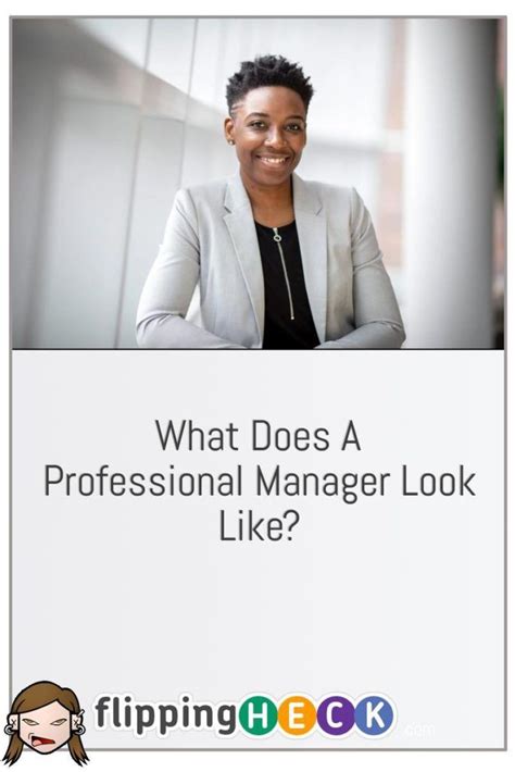 What Does A Professional Manager Look Like Management Professions