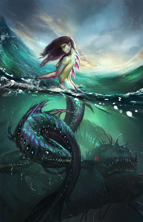 Pin By Mimi Van Rooyen On Merpeople Fantasy Mermaids Dark Fantasy Art Mermaid Art