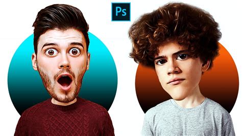 How To Create Cartoon Caricature Effect In Photoshop 2020 Basic Images