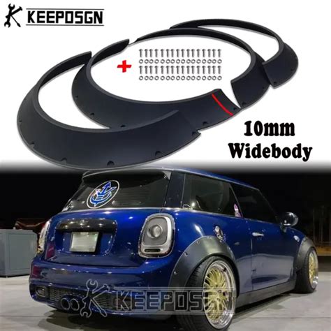 Fender Flares Flexible 4 Extra Wide Concave Body Kit For Mini Cooper