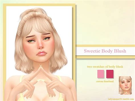Sweetie Body Blush By Ladysimmer94 At Tsr Sims 4 Updates