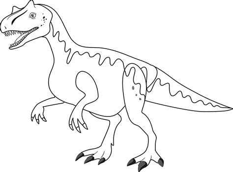 Gambar Mewarnai Dinosaurus Bustanulathfalschid