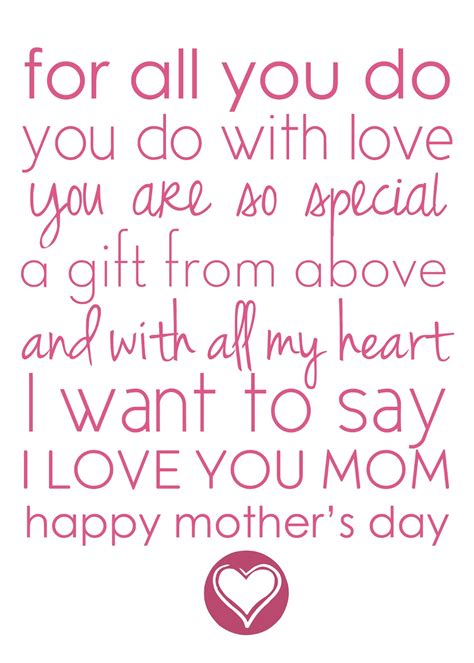 Good Mothers Day Quotes Rhyming Quotesgram