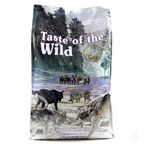 The estimated carb content is under 6% with dried yuca root being the only added source of carbs. Taste of the Wild Dry Dog Food, Sierra Mountain Canine ...