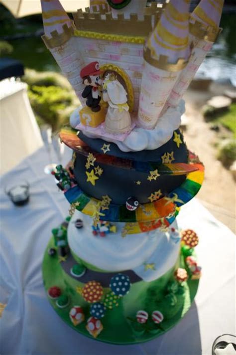Zomg Epic Mario Themed Wedding Cake Geekologie