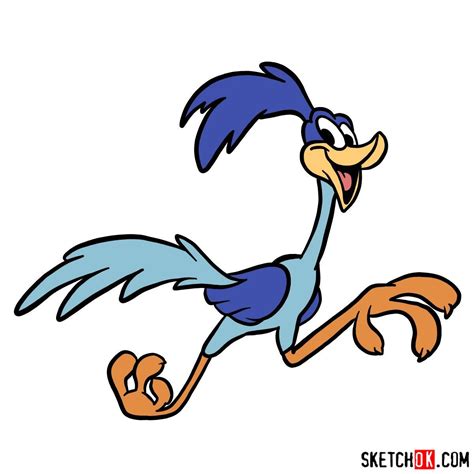 How To Draw Road Runner Step By Step Drawing Tutorials Graffiti