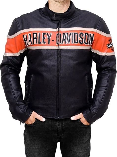 Men S Victory Lane Leather Jacket Harley Davidson