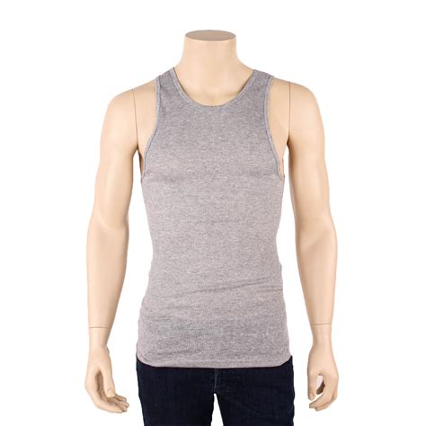 Mens Color Tank Top Cotton A Shirt Wife Beater Ribbed Lot Pack