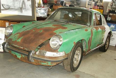 Rusty Green 1971 Porsche 911t Project Bring A Trailer