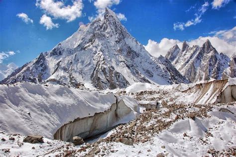 Mitre Peak 19718 Ft Is A Mountain In The Karakoram Mountain Range