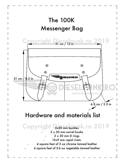 The 100k Messenger Bag 31 Cm 12 In Pdf