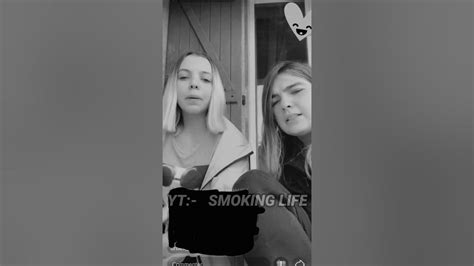 Two Sexy Girls Smoking Cigarette Shorts Whatsappstatus Status