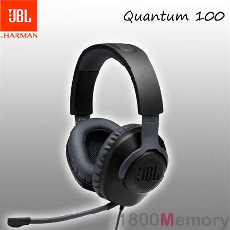Jbl Quantum 100 Wired Gaming Headset 35mm Headphones Black