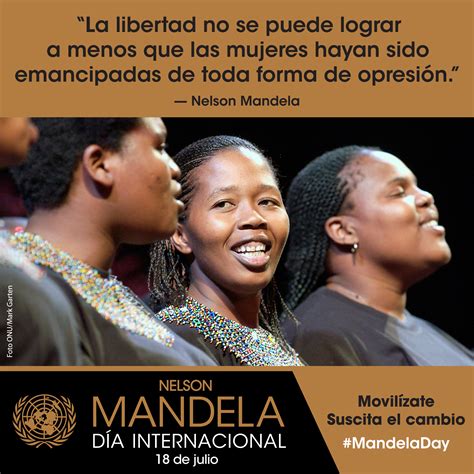 Día Internacional De Nelson Mandela 18 De Julio Fundación Hugo Zárate