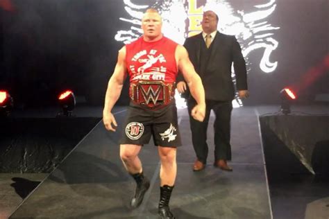 Wwe Universal Champion Brock Lesnar Set To Appear On Raw Fightful News