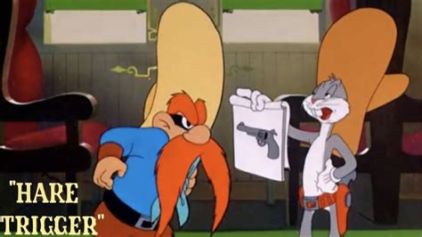 Hare Trigger 1945 Merrie Melodies Bugs Bunny And Yosemite Sam Cartoon