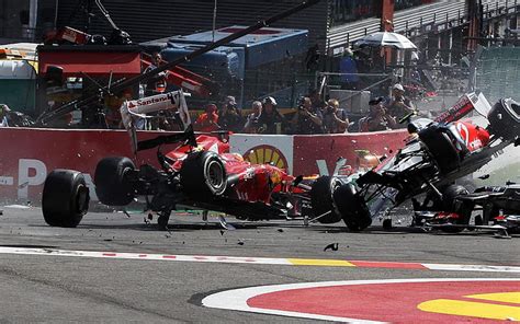 Hd Wallpaper F1 Formula One Crash Car Sport Dangerous