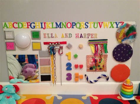 How To Create A Sensory Board For Your Baby And More Easy Diy Sensory