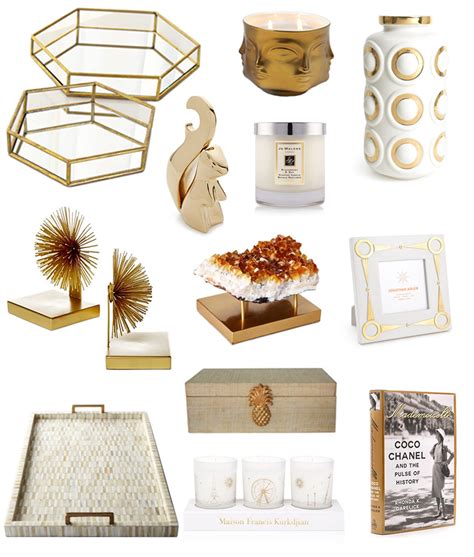 Gold Home Accessories Fashionable Hostess