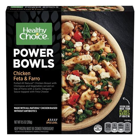 Healthy Choice Power Bowls Chicken Feta Farro Shop Entrees Sides