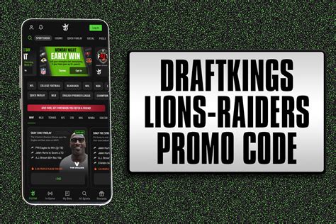 draftkings promo code for lions raiders snag 200 mnf bonus win or lose