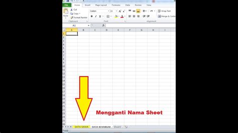 Cara Mengganti Nama Rename Sheet Di Excel Sekaligus Y Vrogue Co