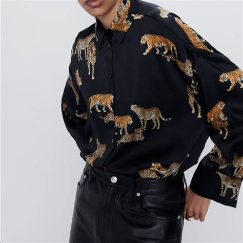 Zara Tiger Print Shirt Nicholascleary Blog