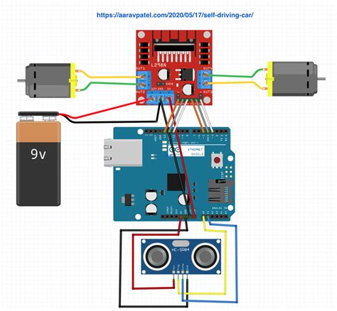 Self Driving Arduino Car Using L N Motor Driver Arduino Project Hub
