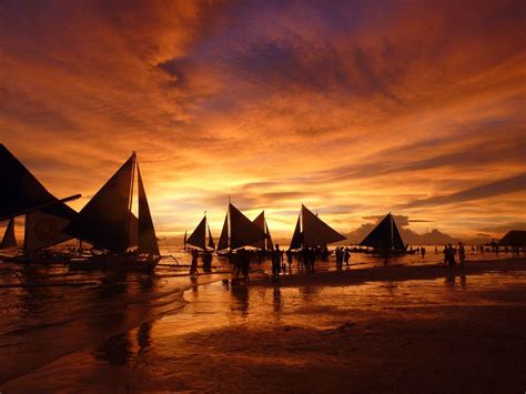 Boracay Sunset Wallpapers Wallpaper Cave
