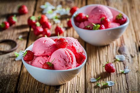 Hd Wallpaper Ice Cream Fruit Food Bowl Food And Drink Frozen Food