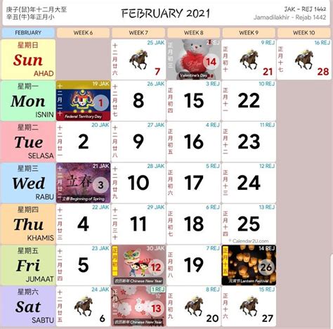 Kalender Kuda 2022 Malaysia Jennifergrogonzalez
