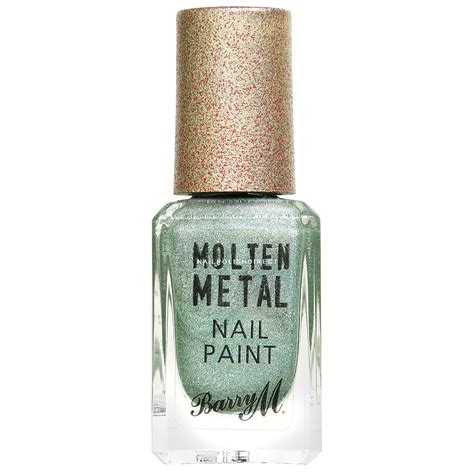 Barry M Molten Metal Nail Polish Holographic Flare Mtnp11 10ml