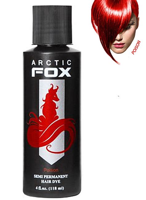 Arctic Fox Semi Permanent Hair Dye Color Poison 4oz 118ml U Fitnutrition