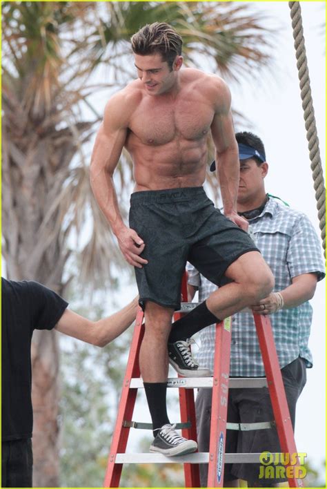 Zac Efron Goes Shirtless For Tarzan Like Baywatch Moment Photo