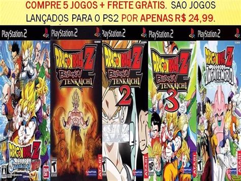 Budokai tenkaichi 3 delivers an extreme 3d fighting experience, improving upon last year's game with over 150 playable characters, enhanced fighting techniques, beautifully refined effects and shading techniques, making each character's effects more realistic, and over 20 battle stages. Dragon Ball Z Sparking Neo Playstation 2 (kit 5 Jogos Ps2 ...