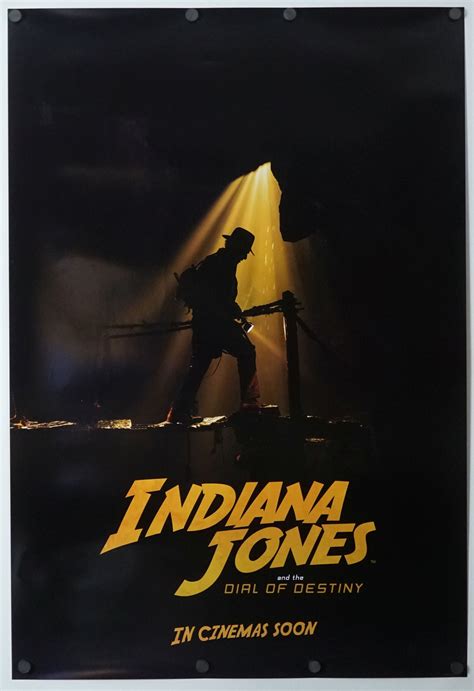 Indiana Jones 5 Original Theatrical Movie Poster 27x40 2 Sided Advance