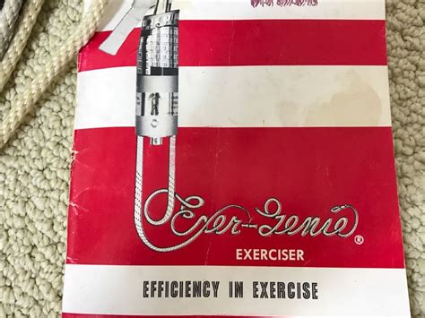 Vintage 1968 Excercise Equipment Exer Genie Exerciser By Nevin