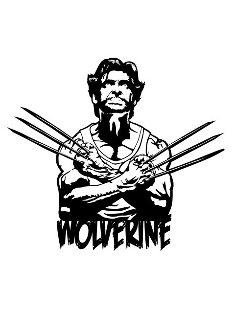 Free Printable Wolverine Stencils And Templates