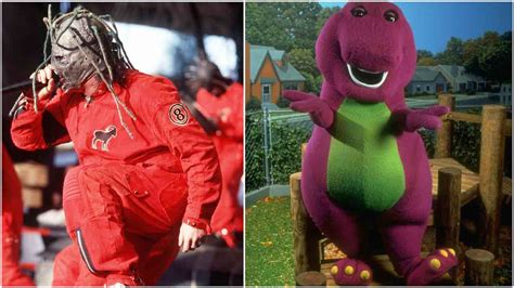 Slipknot Vs Barney The Dinosaur Is The Mash Up The Universe Has Been