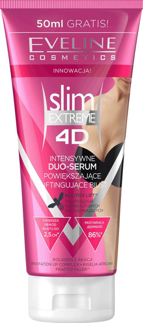 eveline cosmetics slim extreme 4d intensywne serum powiększające i poprawiające strukturę