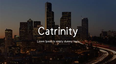 Catrinity Font Download Free For Desktop And Webfont