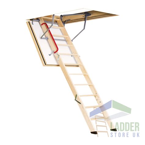 Wood Timber Folding Loft Ladder And Hatch Durable 70cm X 120cm Attic