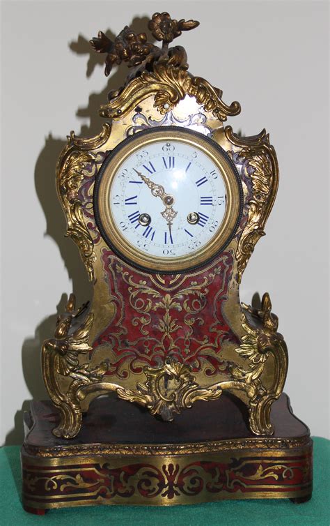 Antique Clocks French Boulle Striking Clock By R C A French Boulle